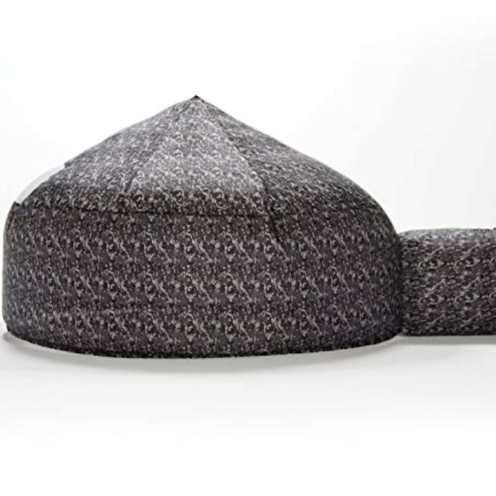 Gray Kids Play Dome Cushion - Soft Lounge Pod for Playrooms